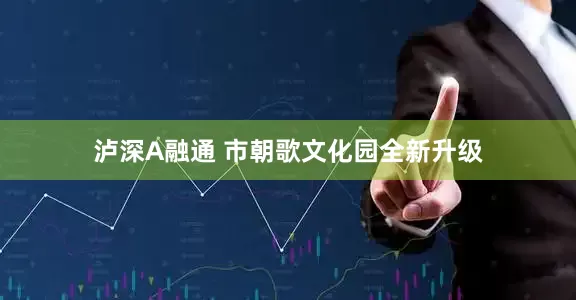 泸深A融通 市朝歌文化园全新升级