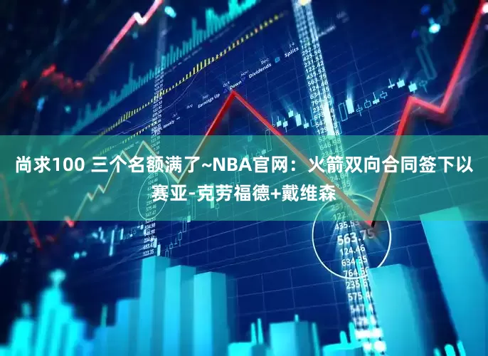 尚求100 三个名额满了~NBA官网：火箭双向合同签下以赛亚-克劳福德+戴维森